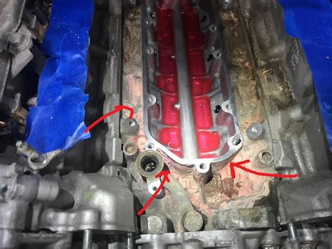 Oil cooler leaked coolant into engine valley